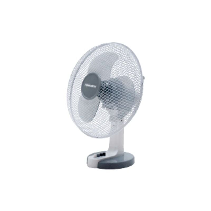 Ventilatore Da Tavolo 40cm 3 Pale Bianco/Grigio - Termozeta