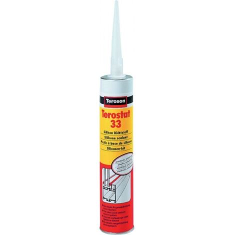 Teroson 192501 Agent d'Étanchéité de Silicone Terostat 33, Blanc, 310 ml (Par 12)