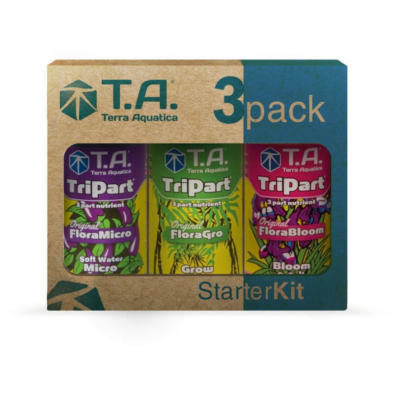 Pack - 500ml x3 - Dualpart eau douce - Floraduo + Ripen Terra Aquatica