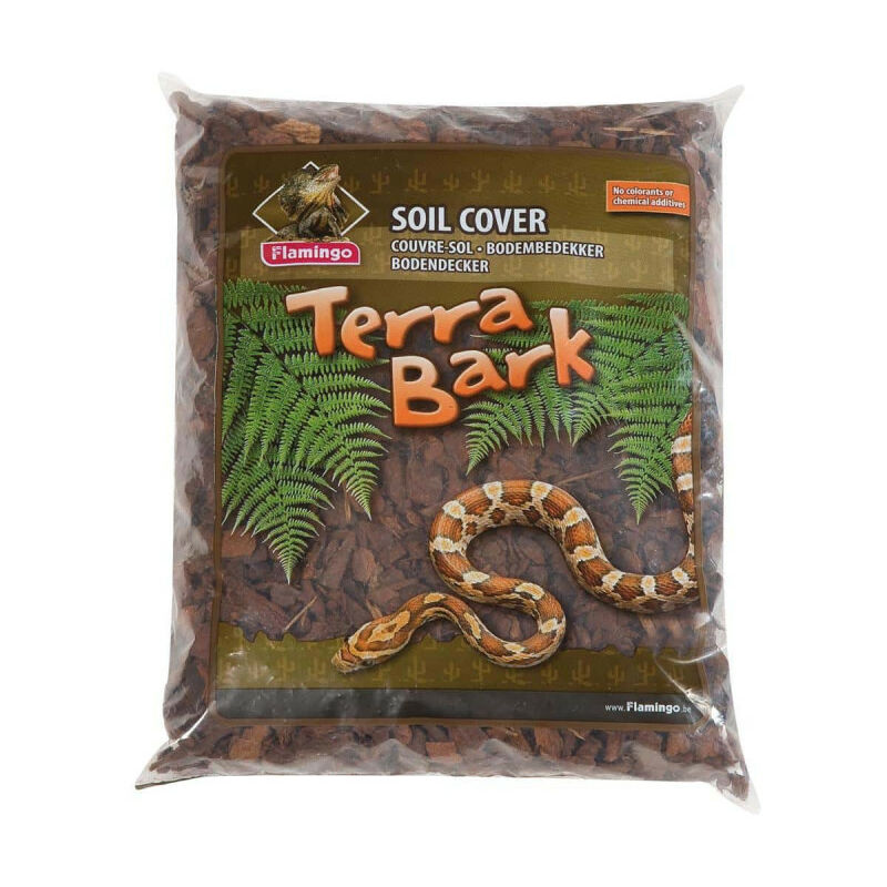écorce couvre sol terra bark 22 Litres pour terrarium