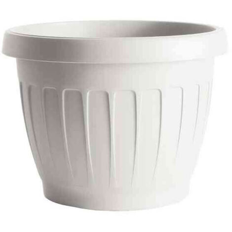 Terra Vase D35 Weiß 34087 Garten Bama Pflanzen Blumen Terrasse Balkon
