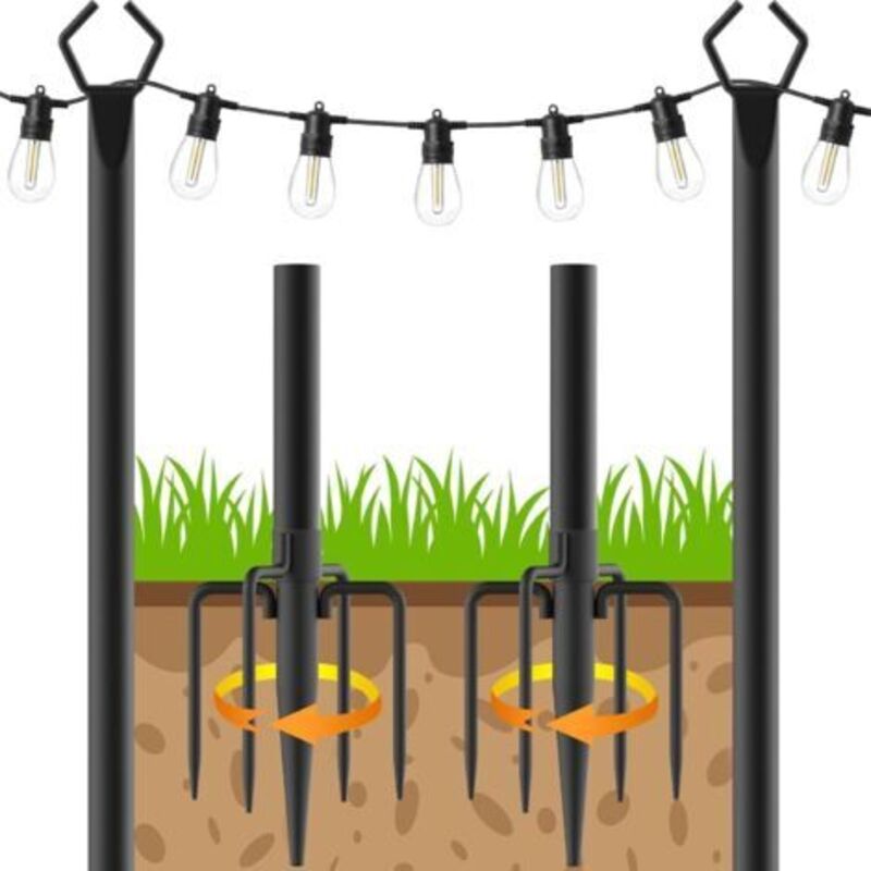 Image of Terrace Lighting Pole - 2 packs&hellip;