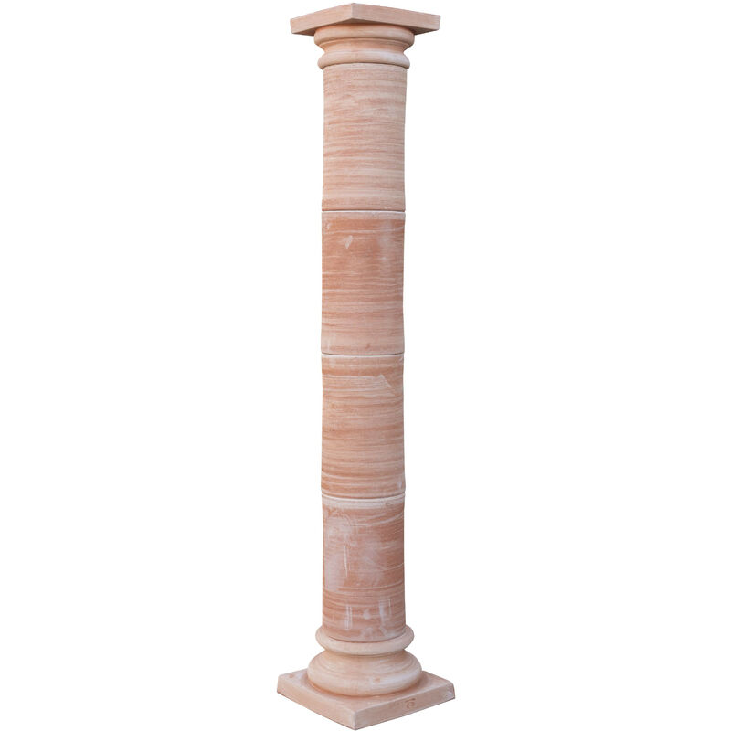 Terracotta gazebo pergola column 100% Made in Italy entirely handmade