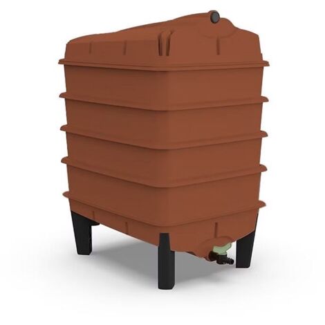 Terracotta Tiger Wormery – Worm Composter Including Worms –  4 Tray