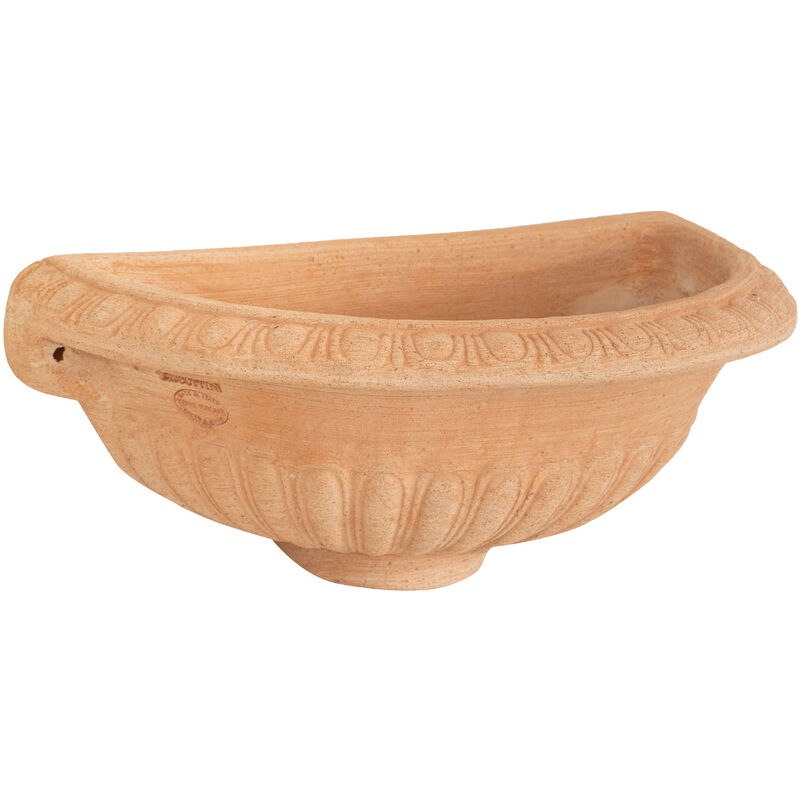 Biscottini - Fountain Basin Terracotta Garden Fountain Outdoor Wall Fountain Wall Fountain Made In Italy Sink Wall Decoration