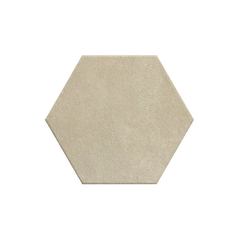 Carrelage sol / mur hexagonal effet ciment 25x21,6 cm terracreta Argilla Esagono (vendu par boite de 1.18m2)