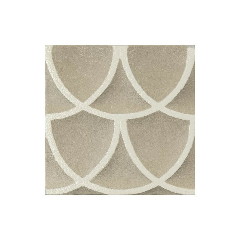 Carrelage sol / mur effet ciment 20x20 cm terracreta Forma Vitrea Argilla(vendu par boite de 1.20m2)