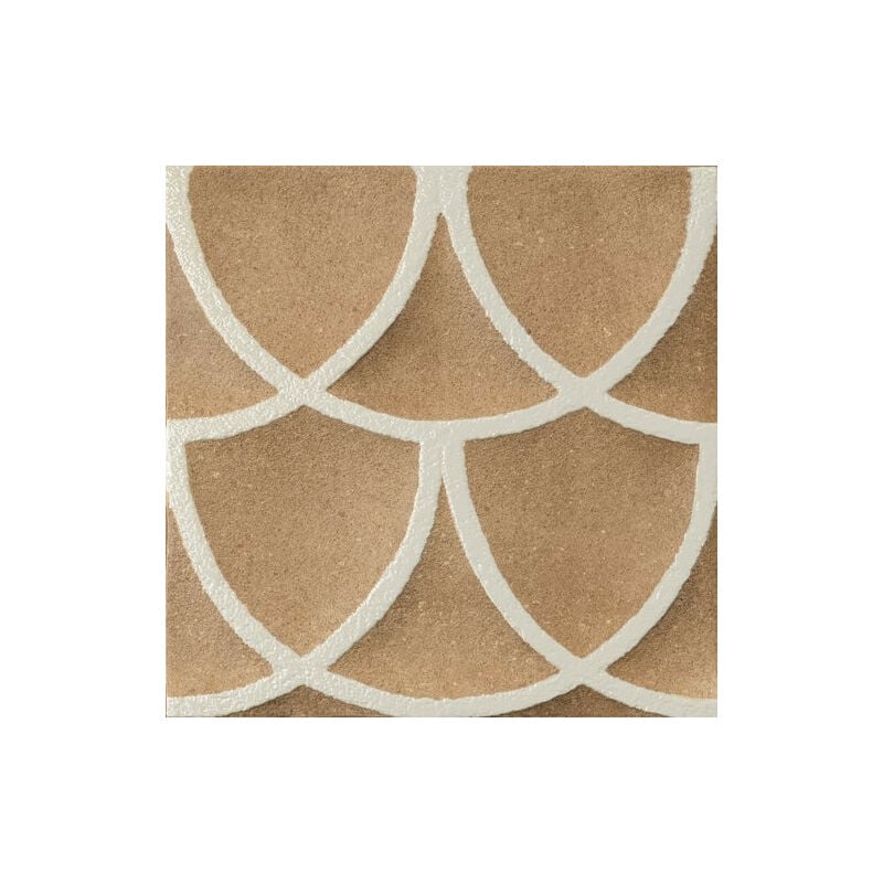Carrelage sol / mur effet ciment 20x20 cm terracreta Forma Vitrea Chamotte(vendu par boite de 1.20m2)