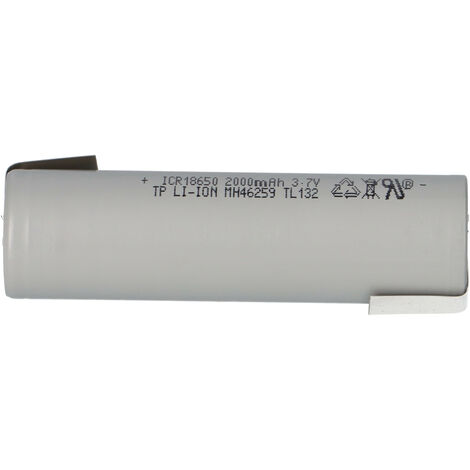 TerraE INR 18650 20P Li-Ion Akku - 3,7V 2000mAh 30A Z-Lötfahne