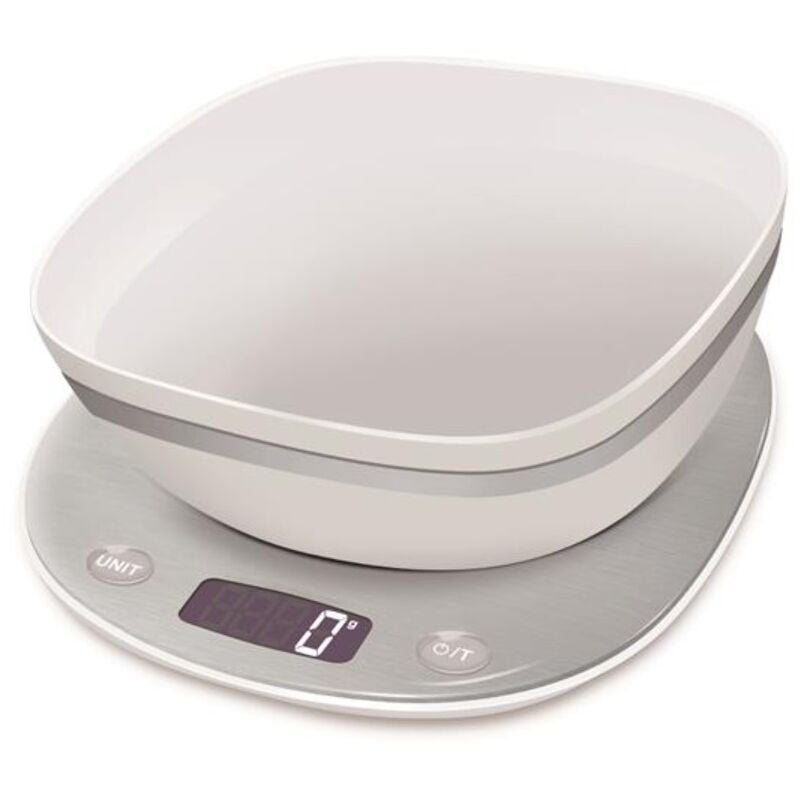 Terraillon - Balance de cuisine électronique 5kg macaron glacee bol