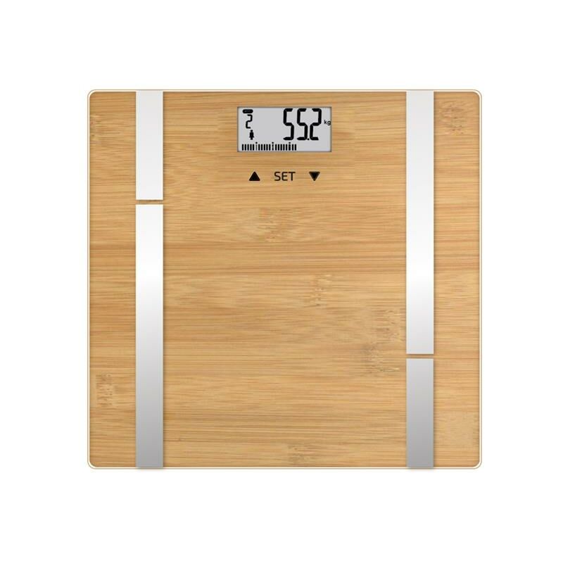 Pese-personne impedancemetre 15140 bambou 10MEMOIRES 180KG 100GR Terraillon bamboofit
