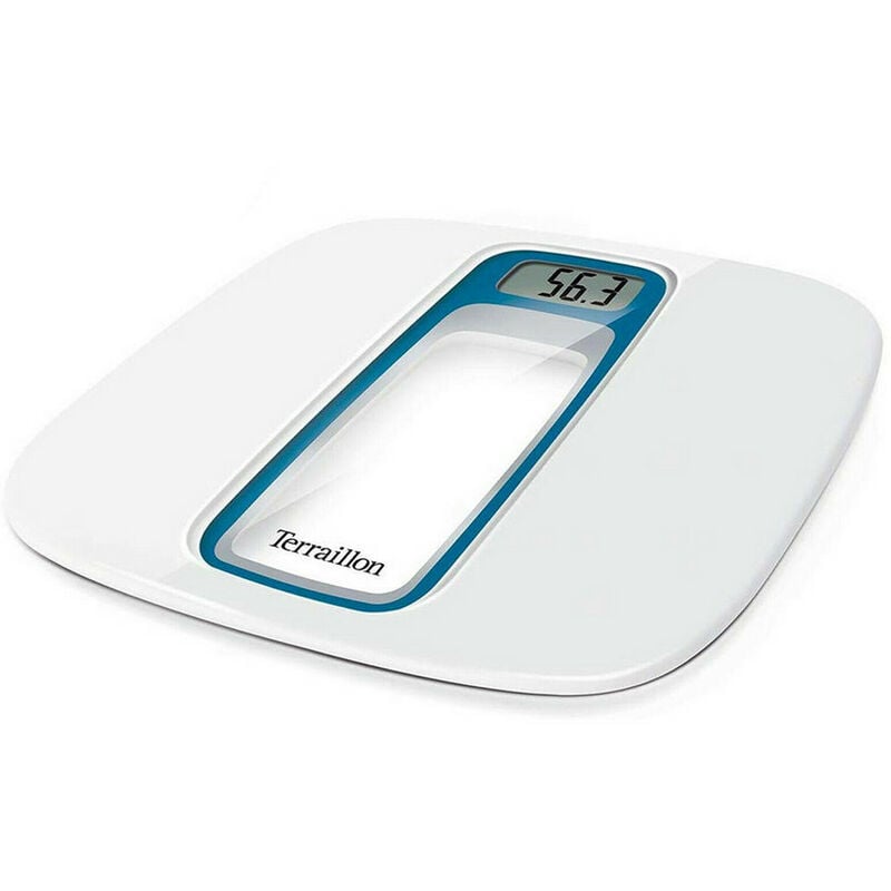 Pèse-personne électronique 160kg/100g blanc/bleu Terraillon 14470