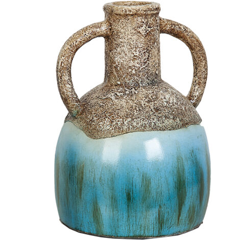 Terrakotta-Vase mit 2 Griffen, 20 x 20 x 30 cm