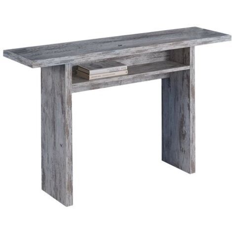 Terraneo Tavolo Consolle Oplà Cm 120x35/70 X H. 75 Finitura Legno Effetto Vintage
