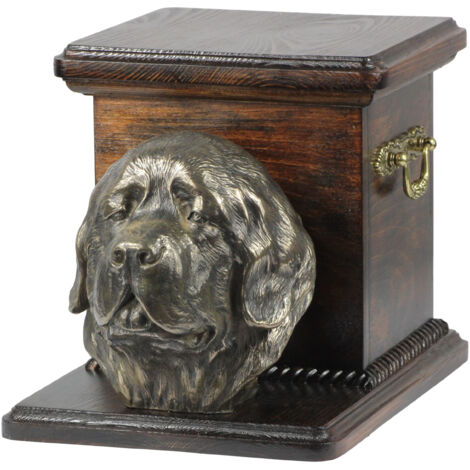 Terranova, Terranova, Wodołaz - un'urna per le ceneri di cane con una statuetta, un'urna elegante per un cane, un'urna unica con un busto di un cane di Art-Dog