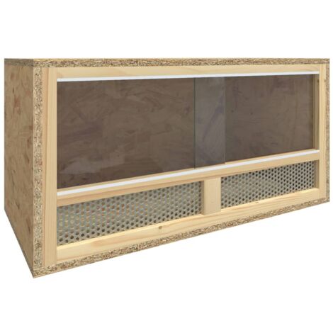 Terrario in Legno Multistrato 60x30x30 cm