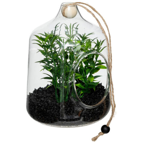 Terrarium à Suspendre "Naly" 15cm Vert