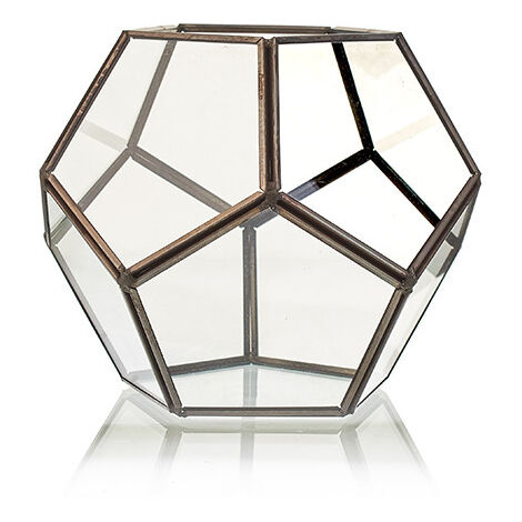 Terrarium en verre - Grand octogone- Vendu par 1