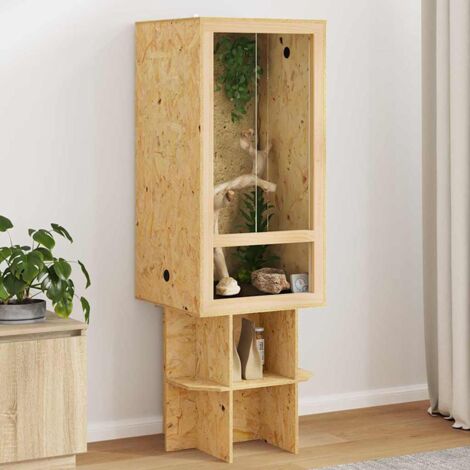 Terrarium Marron 50 x 50 x 130 cm OSB