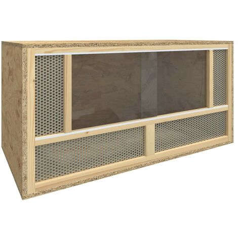 Terrariums en bois et verre 80 X 40 X 40 cm. Pour serpents et reptiles