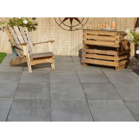 TERRASSE GRAUER BETON - 1 Fliese