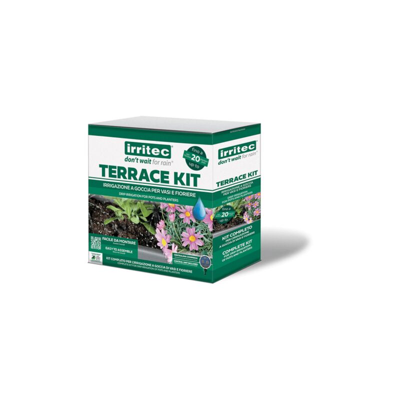 Iperbriko Transparent Terrassenbewässerungsset