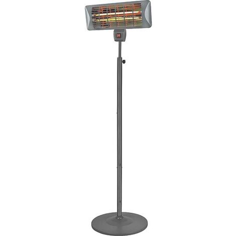 Terrassenheizer Q-Time 2000s, 230V, 50 Hz - 1000 / 2000 Watt - 220 x 500 x 310 mm