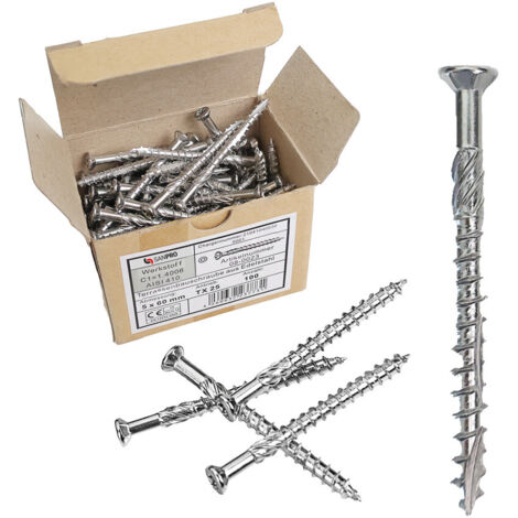 Terrassenschraube aus Edelstahl mit Torx Kopf