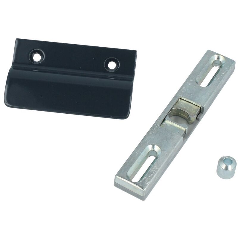 Ms Beschläge - Terrassentür-Set Universalschnäpper Hülse Balkontürgriff Aluminiumgriff Ziehgriff Anthrazit - RAL7016