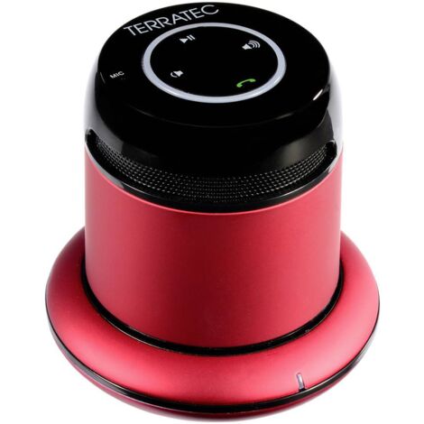 Terratec CONCERT mobile Altoparlante Bluetooth Rosso