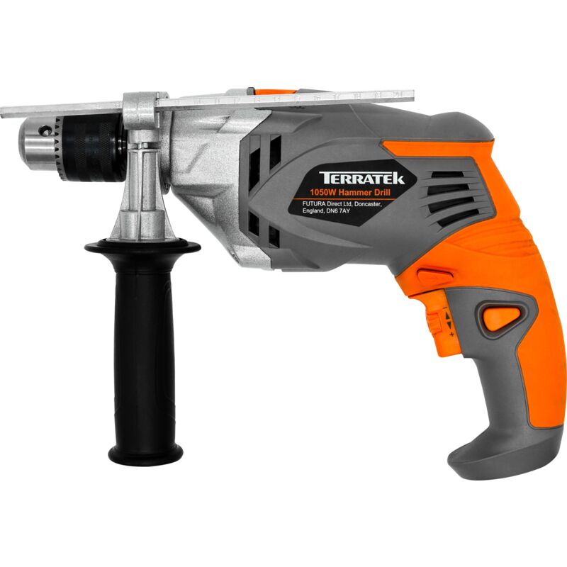 1050W Powerful Variable Speed Electric Hammer Drill - Terratek