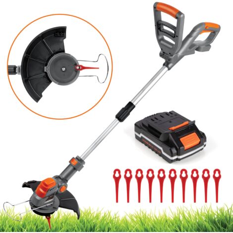 terratek cordless strimmer 18v 20v max lithium ion