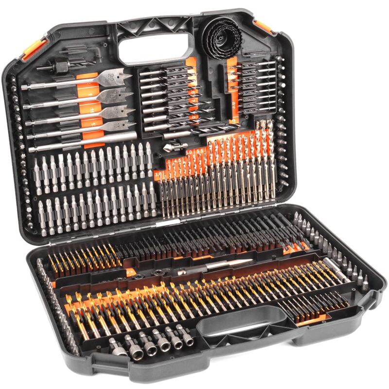 Terratek Set di punte da trapano combinate da 246