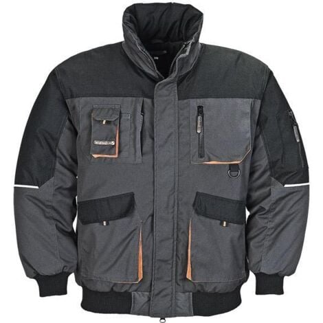 TERRATRENDJOB Terratrend Pilotenjacke 4629 Gr. M dunkelgrau
