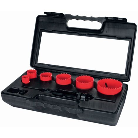 TERRAX A106340 JUEGO DE 8 CORONAS PERFORADORAS PARA MANTENIMIENTO Y ELECTRICIDAD