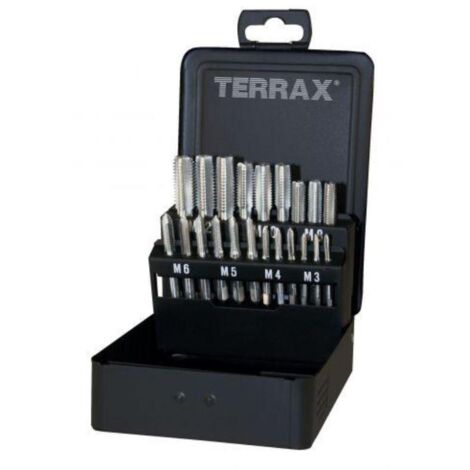 TERRAX A245006 JUEGO DE 21 MACHOS MANO M DIN 352 HSS RECTIFICADOS