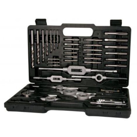 TERRAX A245021 JUEGO HERRAMIENTAS DE ROSCAR 45 PIEZAS EN ESTUCHE METÁLICO
