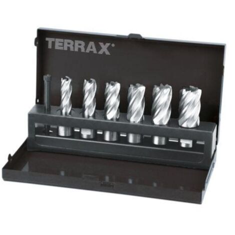 TERRAX  by  RUKO  Juego  de  brocas  anulares  HSS  7pzas.  -  A108820