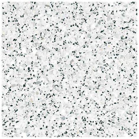 Terrazzo blanc Esco - 60 x 60 cm - Blanc