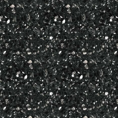Terrazzo noir Millenium - 60 x 60 cm