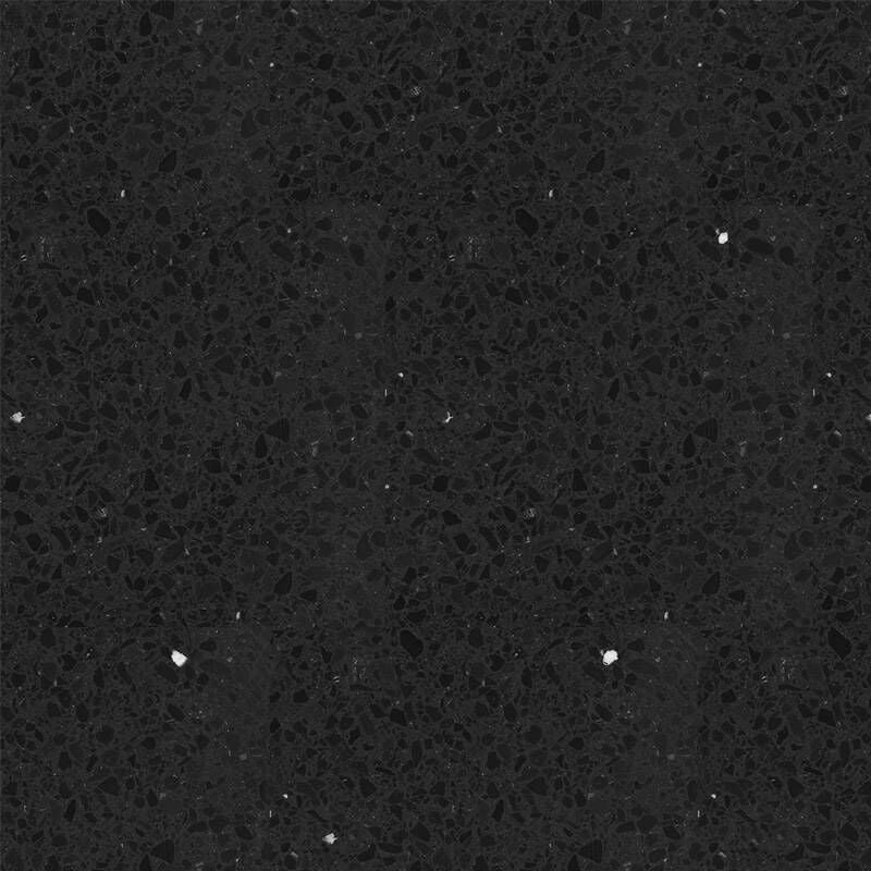 Terrazzo noir Nero Ebano - 60 x 60 cm