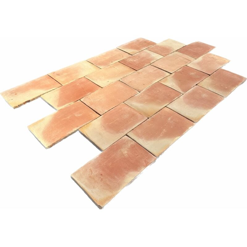 Stone By Stone - Terre cuite manuelle - 22x36x2cm - Naturelle - (1 m²)