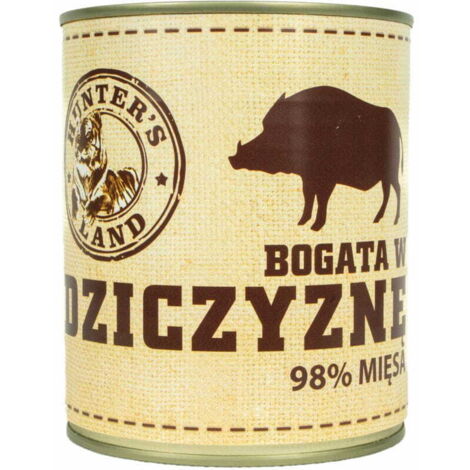 Terre de Chasseur Riche en Gibier 98% de viande 850g