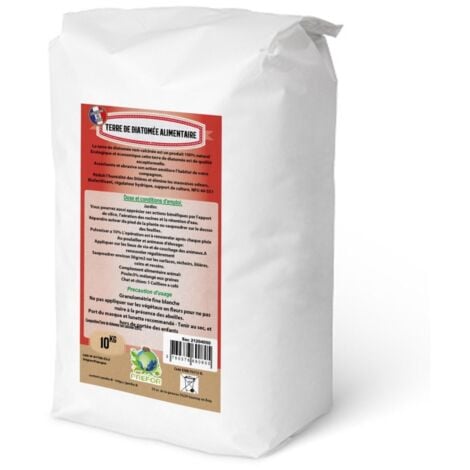 Terre De Diatomée Blanche Non-calcinée Alimentaire Pour Volailles Sac 10kg - Prefor