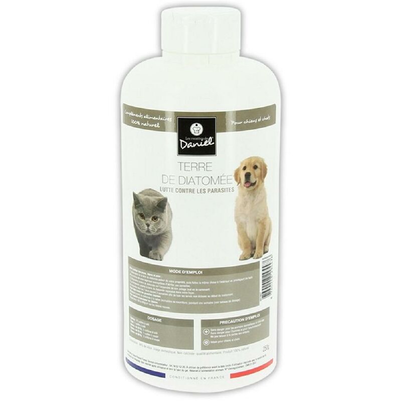 Terre De Diatomee Chiens Chats Furets Poudrier 250g