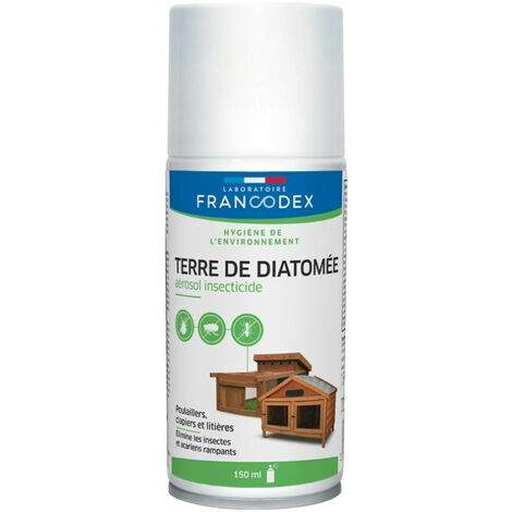 Terre de diatomée en aérosol de 150 ml. basse cour.