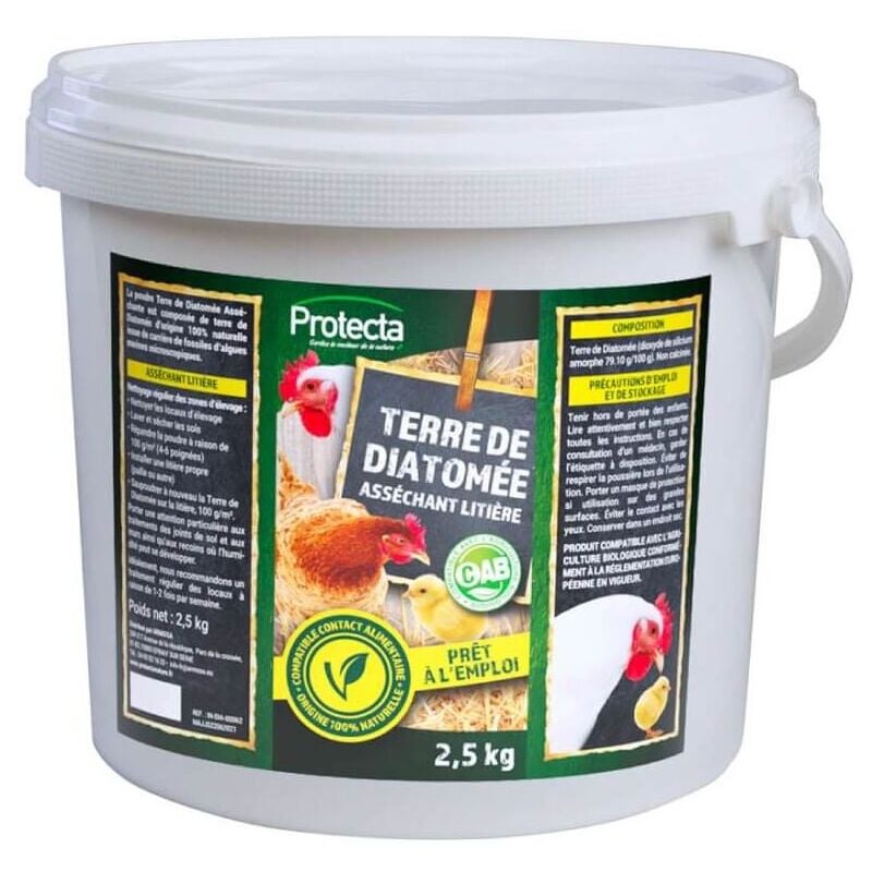 Terre de diatomée par 2.5 kg