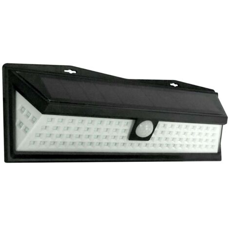 TERRE JARDIN - Aplique solar de pared con detector de movimiento - 600 lúmenes