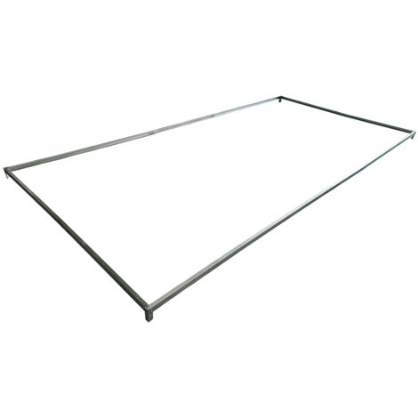 TERRE JARDIN - Base para invernadero 496x251x12 cm - marco de acero galvanizado