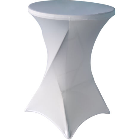 TERRE JARDIN - Funda extensible para mesa alta Blanco